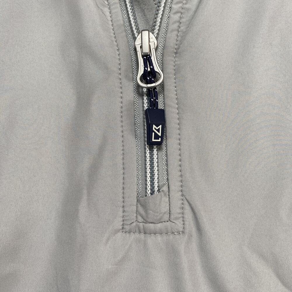 Cutter & Buck West Virginia Mountaineers WVU Mens XL Gray Quarter 1/4 Zip NWT - Picture 4 of 10